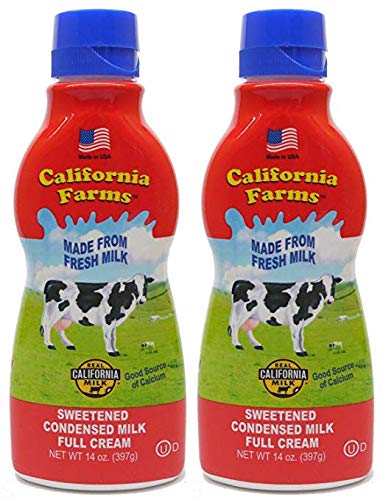 Califia Farms Sweetened Condensed Milk bottle with rich full-cream texture for everyday use.