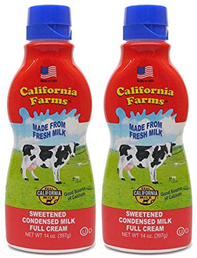 Califia Farms Sweetened Condensed Milk bottle with rich full-cream texture for everyday use.