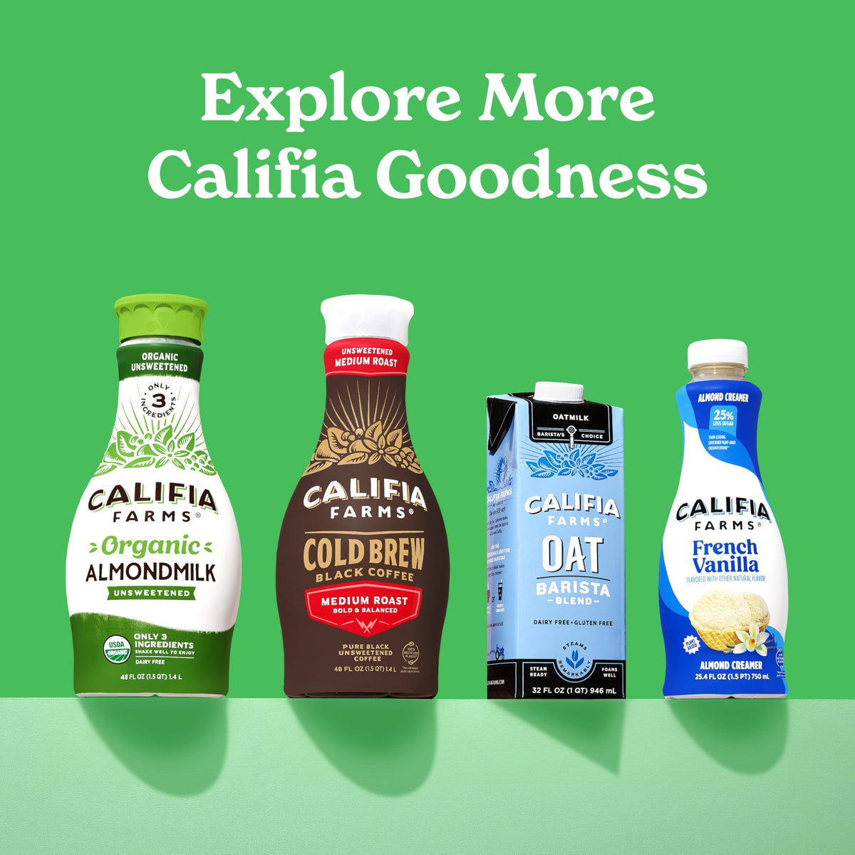 Califia Farms Unsweetened Vanilla Almond Milk in coffee, vanilla aroma