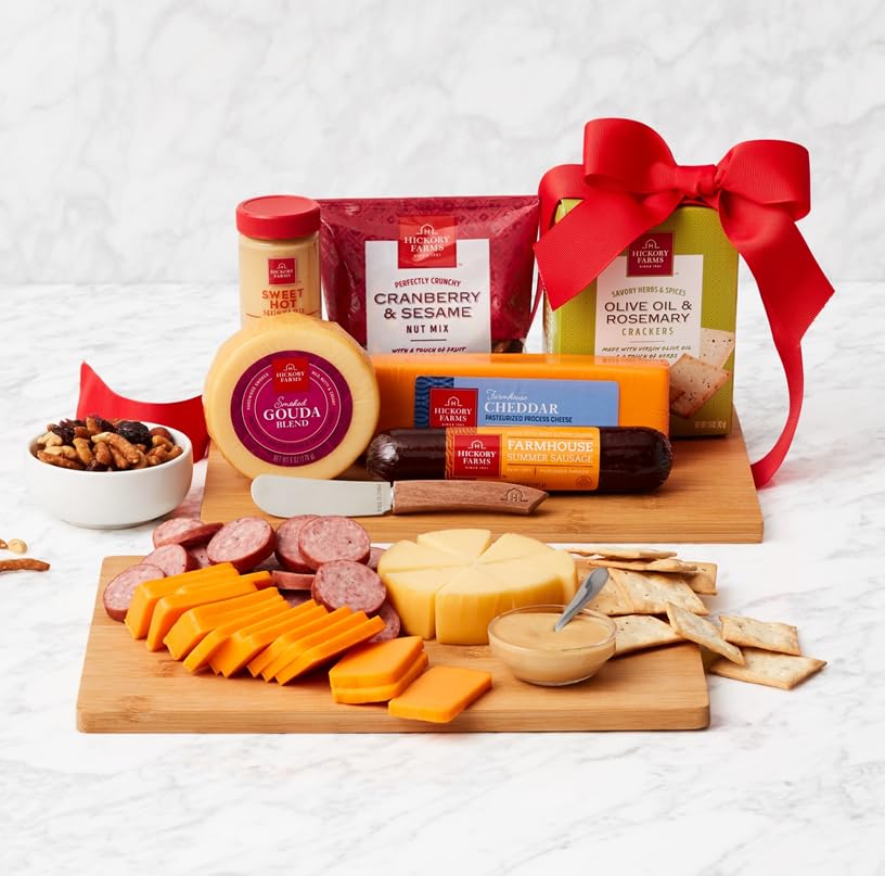 California Delicious gourmet cheeseboard set with knife for elegant entertaining
