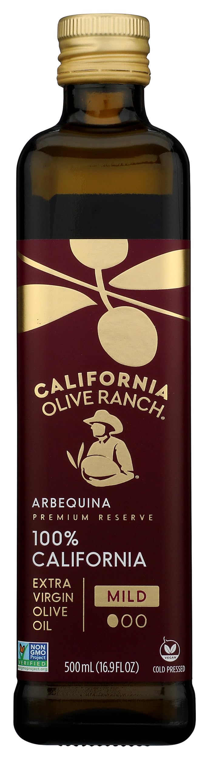 California Olive Ranch California Reserve Arbequina bottle with bright fruity aroma for salads