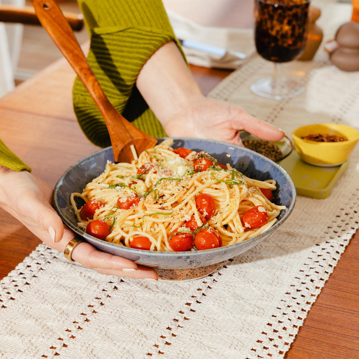 California Olive Ranch garlic EVOO on kitchen dish with vegetables