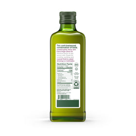 California Olive Ranch garlic EVOO label closeup highlighting origin and quality