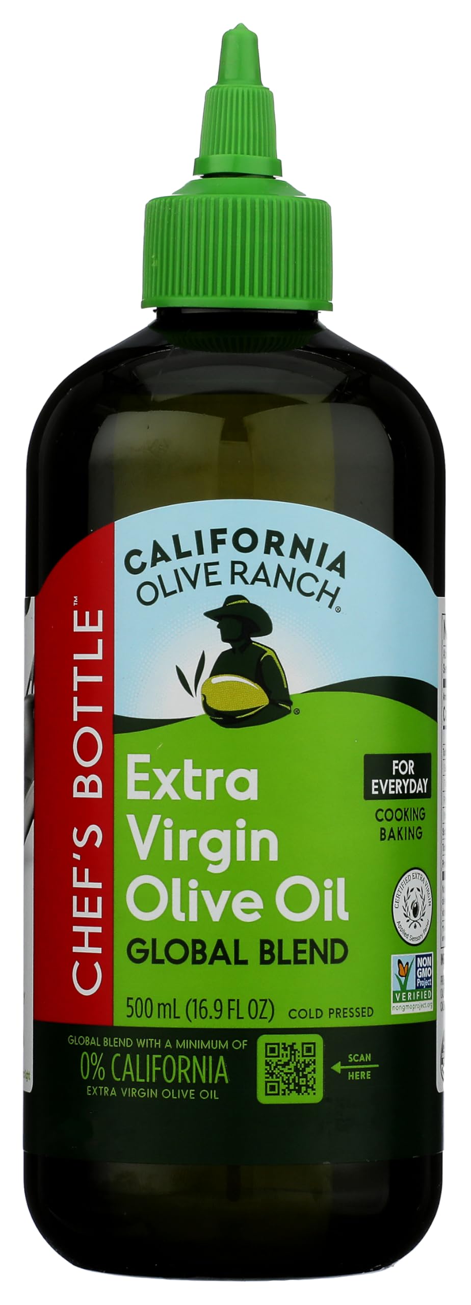 California Olive Ranch Global Blend EVOO bottle for everyday cooking and finishing dishes