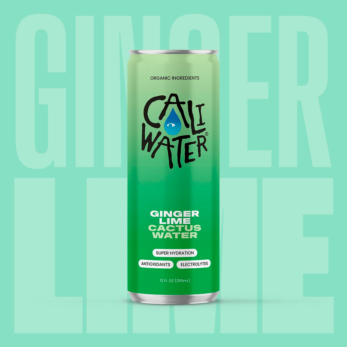 CALIWATER bottle on kitchen counter inviting easy daily hydration