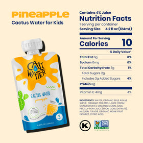 CALIWATER kids wild prickly pear pouch provides a flavorful, kid-friendly hydration option