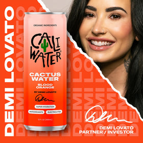 CALIWATER plant-based ingredients highlight prickly pear and cactus hydration benefits.