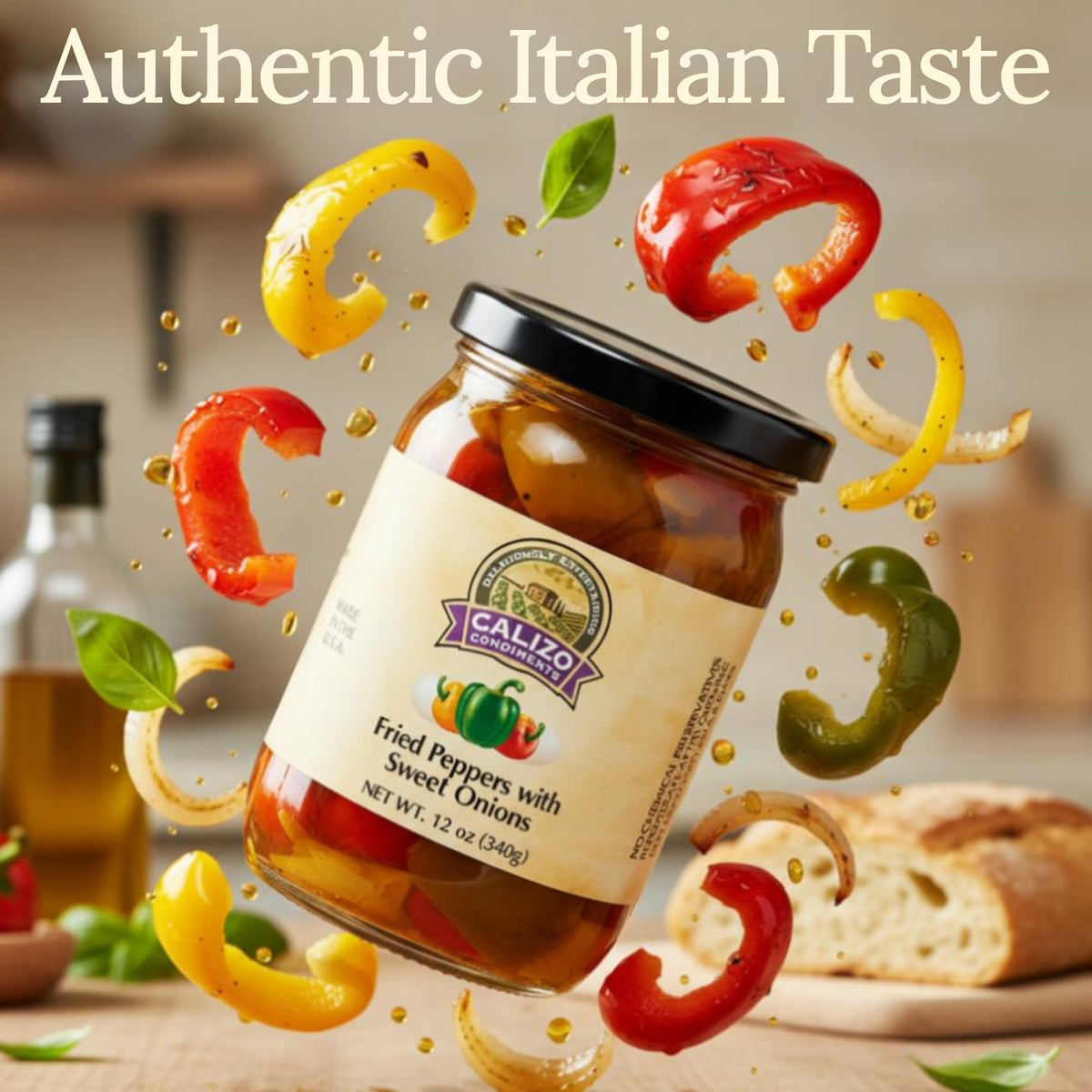 Calizo Condiments gourmet topping on a sandwich adds flavor fast.