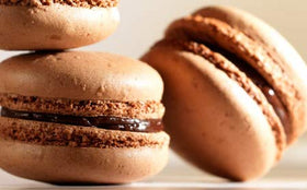 Baking setup with Callebaut 70% callets ideal for desserts and pastry applications.