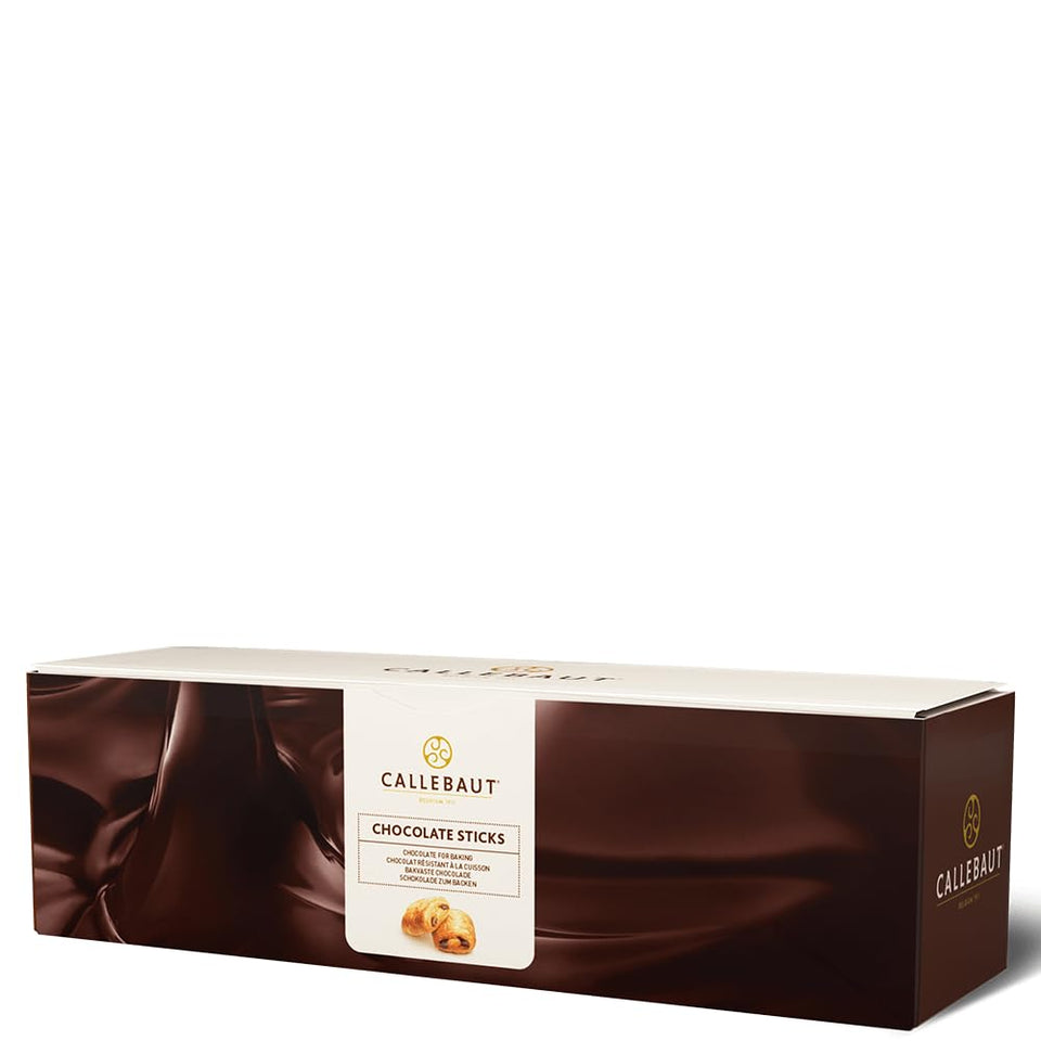Callebaut bittersweet croissant sticks enhance coffee moments and desserts.