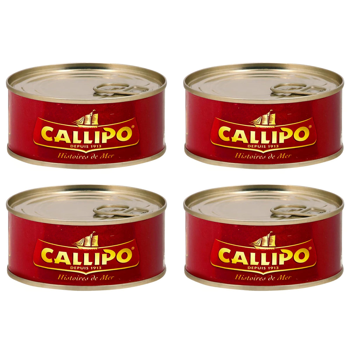Callipo tuna olive oil label close-up showing premium quality