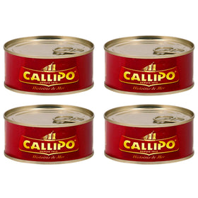 Callipo tuna olive oil label close-up showing premium quality
