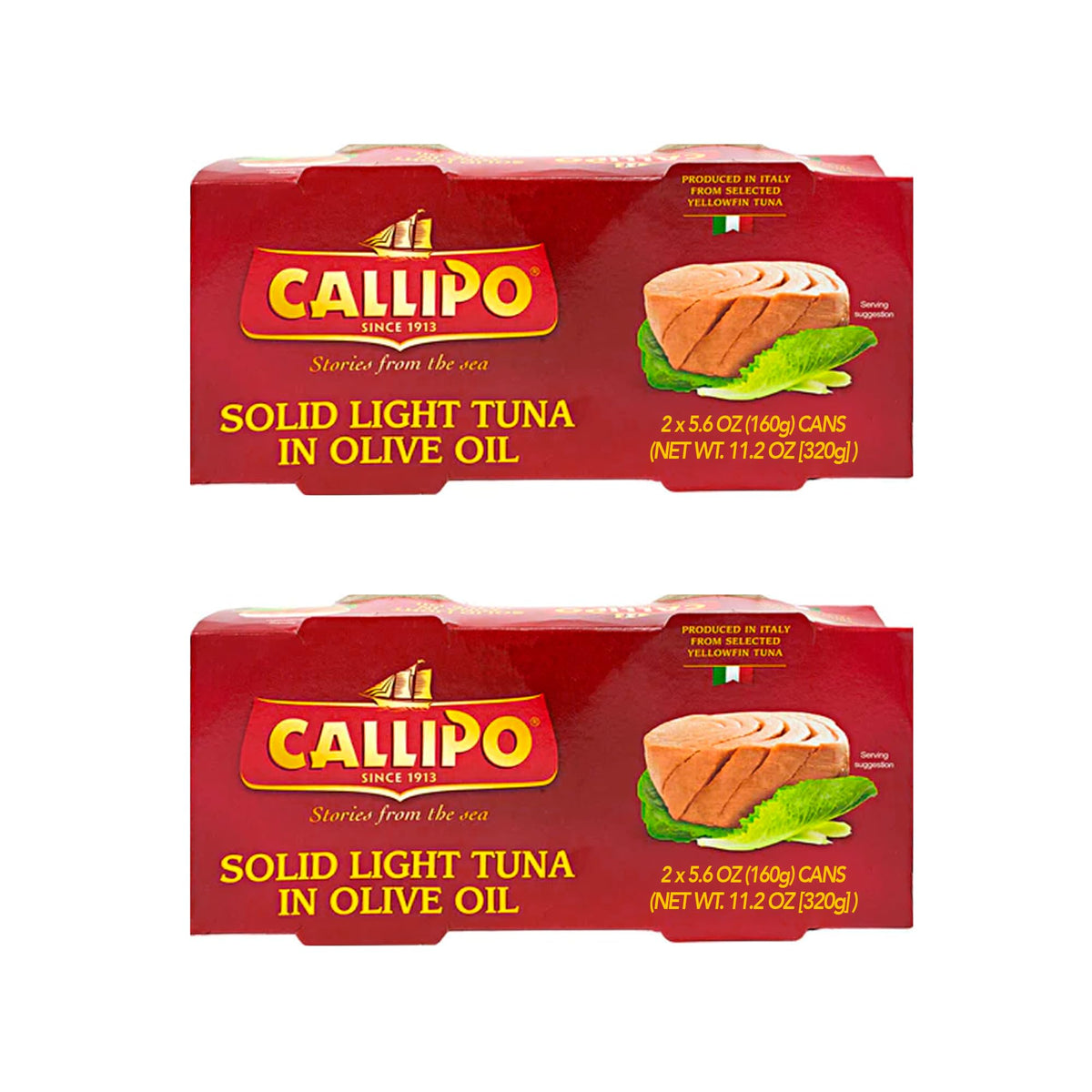Callipo four-pack front view for pantry storage