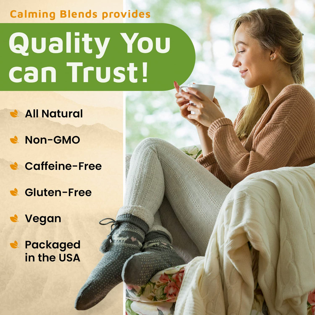 Pour Calming Blends Diverticulitis Tea into a cup to begin a gentle steep.