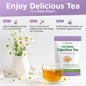 Calming Blends marshmallow leaves, lemon balm, and fennel blend for gentle aroma