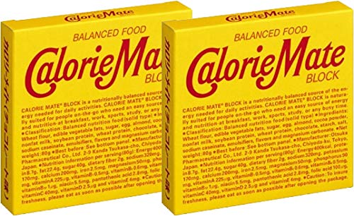 Calorie Mate Balanced Food Chocolate bar front view for quick on-the-go energy.