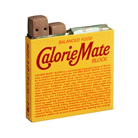 Calorie Mate Balanced Food Chocolate bar served on a desk for a quick bite.