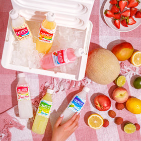 CALPICO Lychee 6-pack carton emphasizes value and convenience.