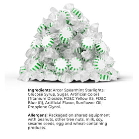 Cambie Arcor Spearmint Starlights Argentina-origin mint candy bulk for gifting.