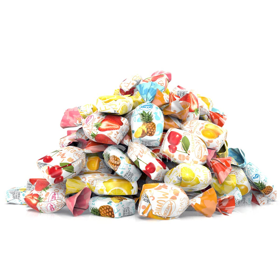Cambie assorted fruit hard candy packfront in bright wrappers ideal for gifting and sharing