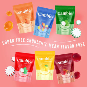 Cambie lemon drops in a jar showcase bright color and fresh flavor.