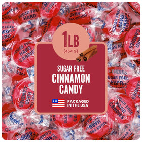 Cambie sugar free cinnamon hard candy package open, ideal for on-the-go keto snacking.