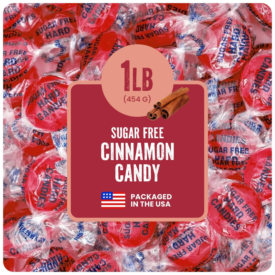 Cambie sugar free cinnamon hard candy package open, ideal for on-the-go keto snacking.