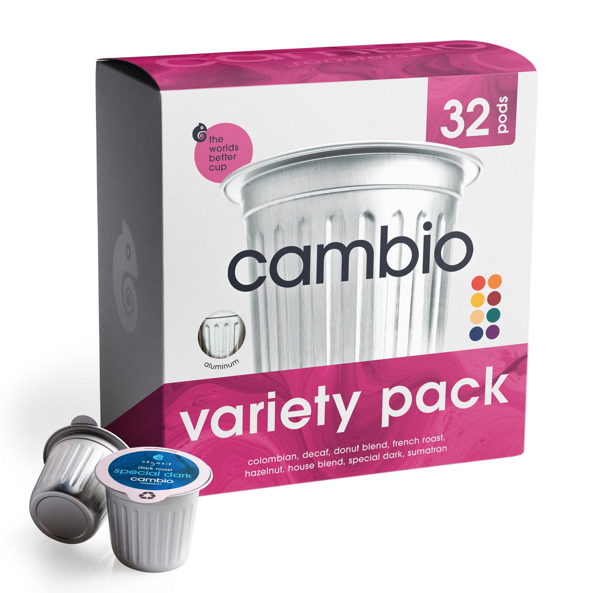 Cambio Roasters light-roast-pods for a bright morning Keurig brew with fresh aroma.