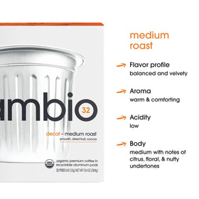 Cambio Roasters small batch roasted coffee for richer aroma and body.