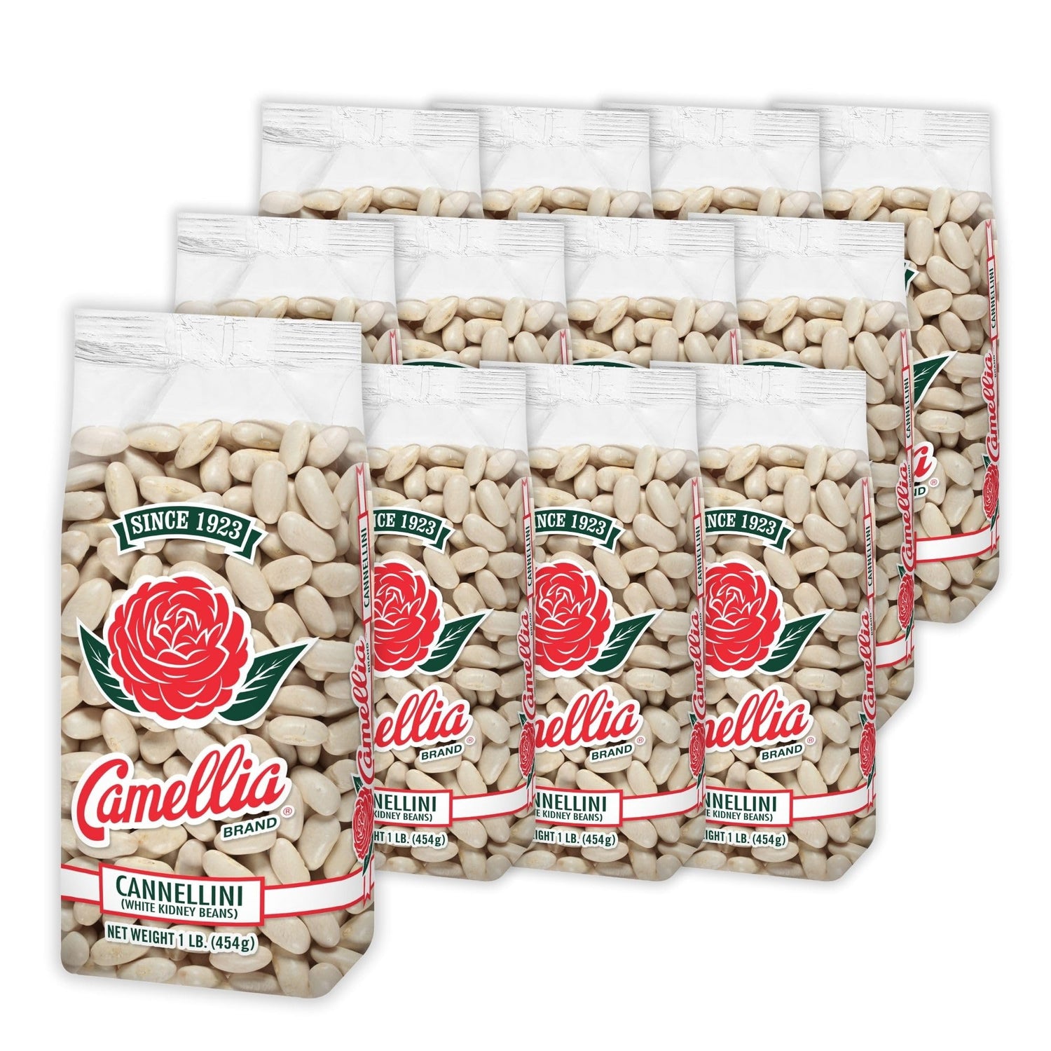 Camellia Brand cannellini beans packaging ready for meal planning