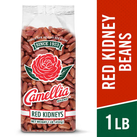 Camellia Brand dried red kidney beans simmering in a pot for flavorful meals