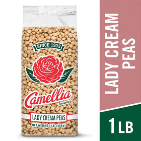 Camellia Brand Lady Cream peas cooked in a pot yield clear pot liquor.