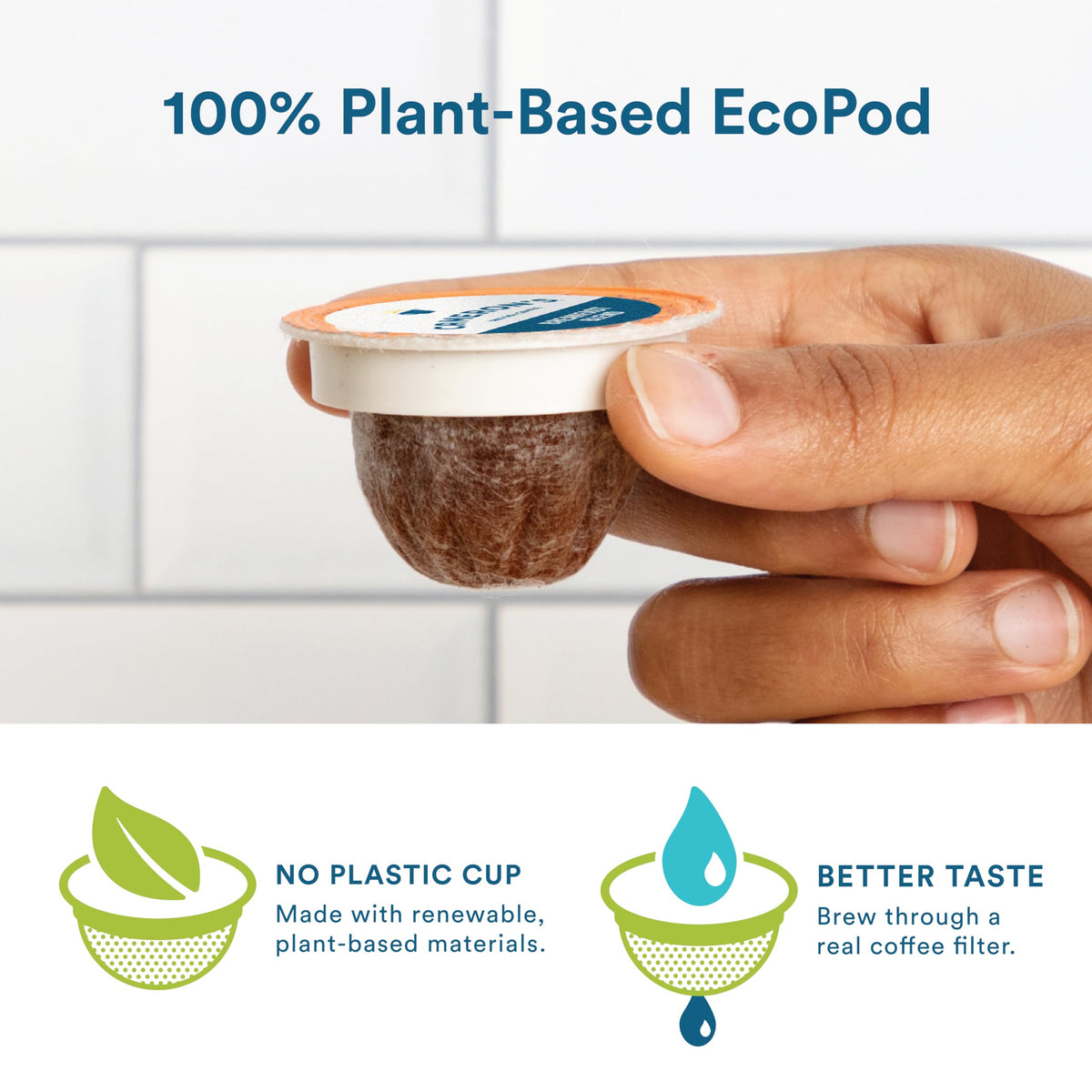 Cameron's Coffee 100% Arabica pod emphasizes clean cup quality.