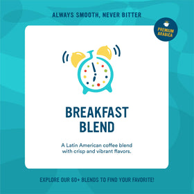 Cameron's Breakfast Blend brew in a cup with warm, inviting aroma