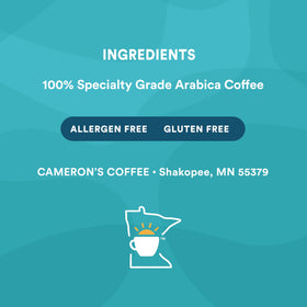 Cameron's Coffee Breakfast Blend kitchen setup; ideal start to your day.