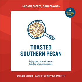 Cameron's Coffee ground coffee bag close-up showing premium Arabica beans