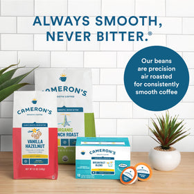 Cameron's coffee for home or office simplifies daily brewing.
