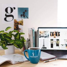 Cameron's Kona Blend in office setting offers convenient caffeine at work.