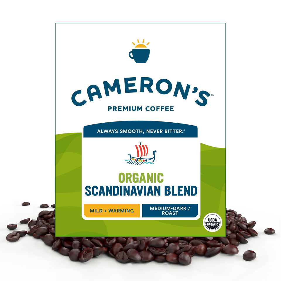 Cameron's Organic Scandinavian Blend 4lb bag ready for your morning ritual.