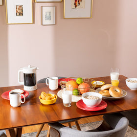 Cameron's pour-over cup with inviting aroma and balanced flavor