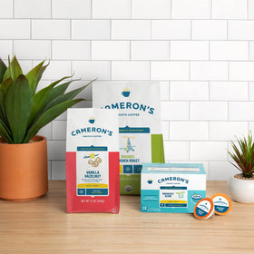 Cameron's single-serve pods offer simple cleanup after breakfast coffee