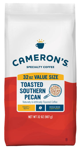 Cameron's Coffee toasted southern pecan bag for rich home brewing