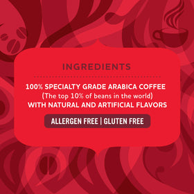 Cameron's Coffee Vanilla Hazelnut pod pouring into a cup for a ready-to-drink moment