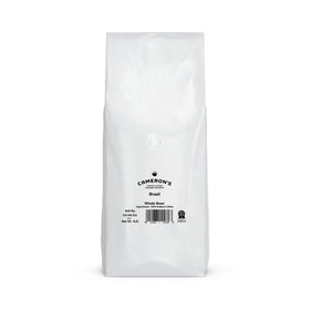 Cameron's Coffee whole bean closeup highlighting premium Arabica beans for a flavorful grind.