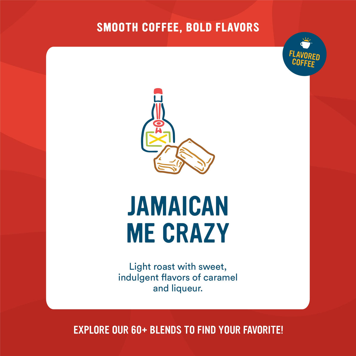Cup of Cameron's Jamaican Me Crazy ready to enjoy at breakfast.