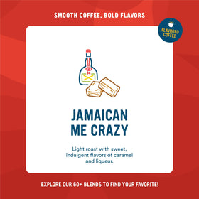 Cup of Cameron's Jamaican Me Crazy ready to enjoy at breakfast.