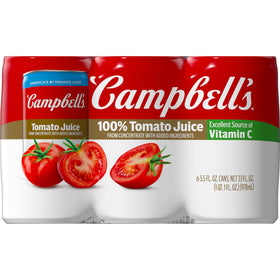 Campbell's tomato juice used as a versatile cooking base for sauces.