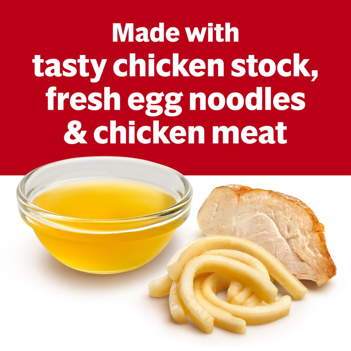 Campbell’s condensed soup heated in microwave-ready bowl