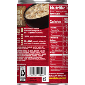 Campbell's Chunky baked potato bacon bits with crisp pieces for savory texture.