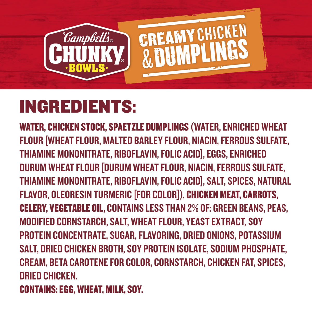 Case of eight Campbell's Chunky bowls for pantry stocking and easy lunches.
